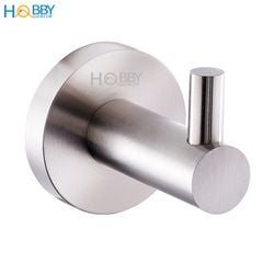 Móc treo quần áo 1 chấu nhỏ inox 304 mẫu khoan Hobby Home Decor MT1D