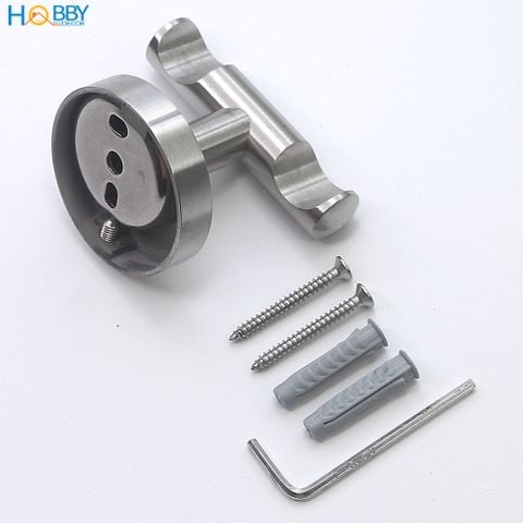 Móc treo quần áo inox 304 Hobby Home Decor MT2C dòng khoan tường
