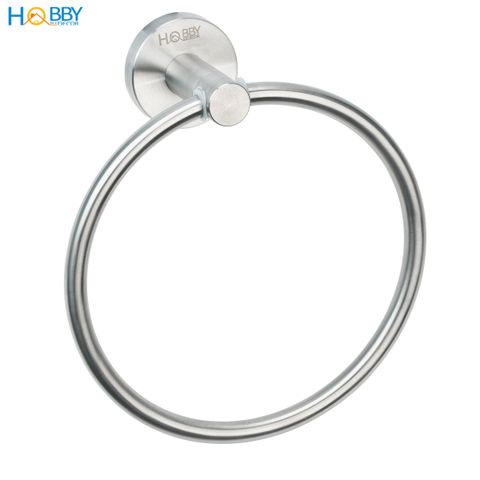 Móc vòng tròn treo khăn tắm gắn tường inox 304 Hobby home decor MTK