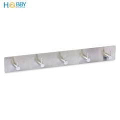 Thanh treo quần áo 5 chấu inox 304 dán tường Hobby Home Decor 5TV160