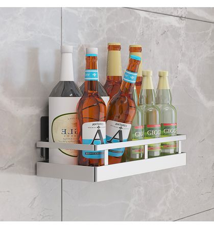 Kệ đựng gia vị inox 304 dán tường Hobby home decor KGV size tùy chọn