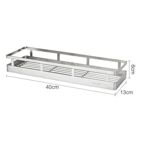 Kệ đựng gia vị inox 304 dán tường Hobby home decor KGV size tùy chọn