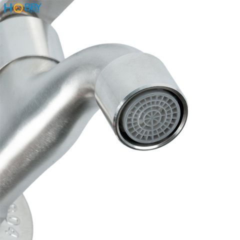 Vòi xả hồ cấp nước máy giặt xả rửa sàn inox 304 Hobby home decor VIN2