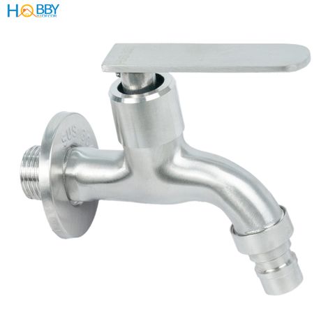 Vòi xả hồ cấp nước máy giặt xả rửa sàn inox 304 Hobby home decor VIN2