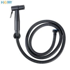 Bộ vòi xịt toilet inox 304 sơn đen dây sen 150cm Hobby home decor VSR7