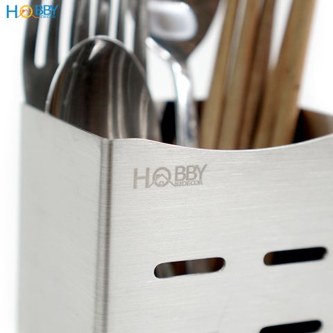 Ống để đũa muỗng dán tường Inox 304 có keo dán Hobby Home Decor OD2