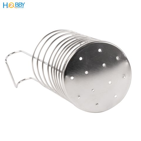 Ống đựng đũa muỗng gắn vào thành kệ chén inox 304 Hobby home decor OD1