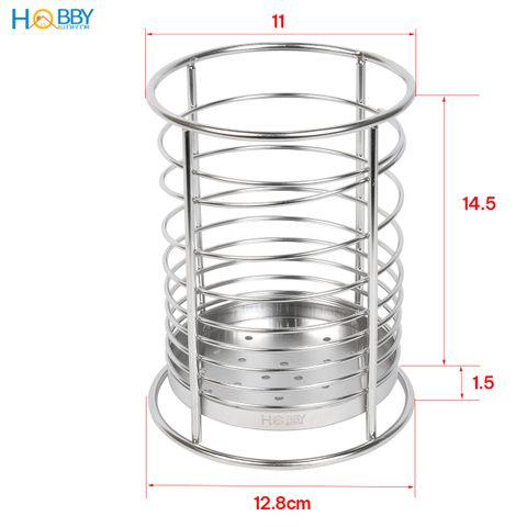 Ống đựng đũa muỗng thìa để bàn inox 304 Hobby home decor OD4