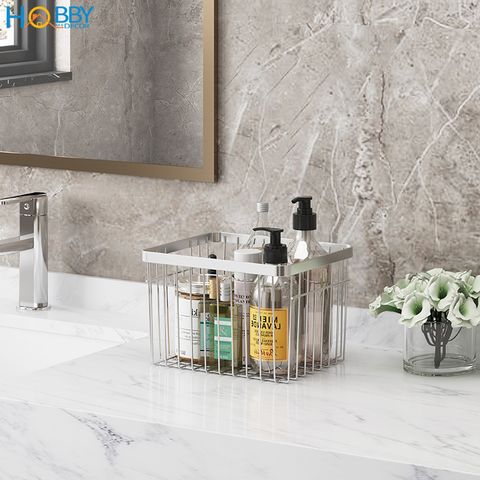 Rổ đựng đồ nhà bếp Inox 304 Hobby Home Decor KR1 2 size tùy chọn