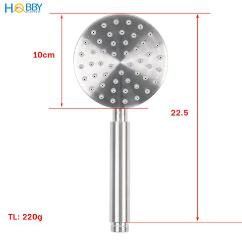 Tay sen tắm inox 304 hỗ trợ tăng áp Hobby home decor TS3