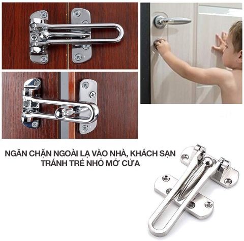 Chốt khóa cửa trượt an toàn cho căn hộ phòng ngủ HOBBY Home Decor KCT1