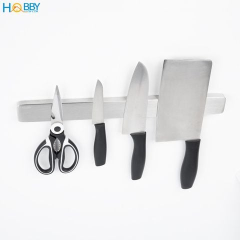 Thanh treo dao kéo nam châm hút mạnh inox 304 mẫu dán Hobby home decor TTD