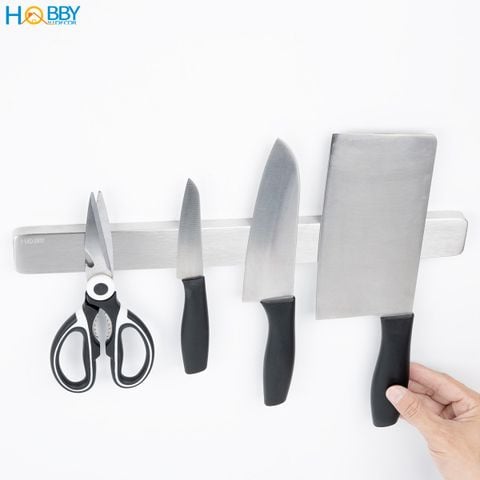 Thanh treo dao kéo nam châm hút mạnh inox 304 mẫu dán Hobby home decor TTD