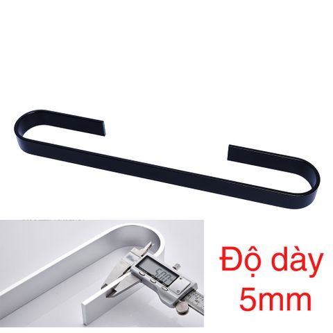 Thanh treo khăn tắm quần áo bằng nhôm dán tường Hobby Home Decor KN1