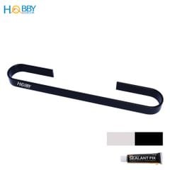 Thanh treo khăn tắm quần áo bằng nhôm dán tường Hobby Home Decor KN1
