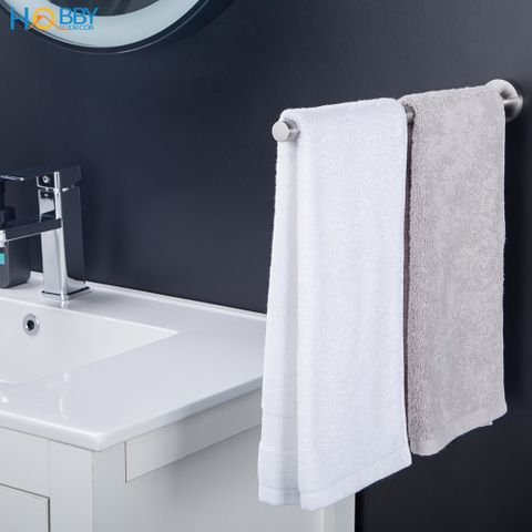 Thanh treo khăn tắm inox 304 dài 40cm mẫu khoan Hobby Home Decor GTD1