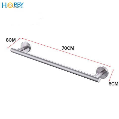 Thanh treo đồ quần áo inox 304  mẫu khoan Hobby home decor GT