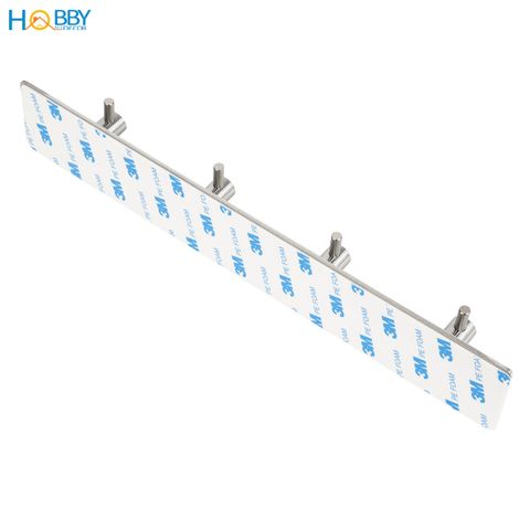 Thanh treo quần áo dán tường 4 chấu inox 304 HOBBY home decor 4TV160