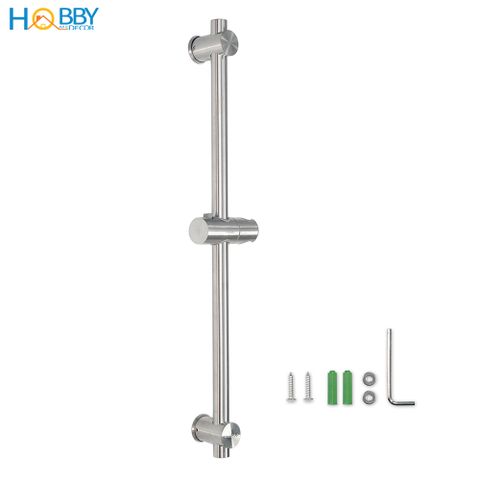 Thanh giá treo tay sen tắm điều chỉnh inox 304 Hobby Home Decor GVST