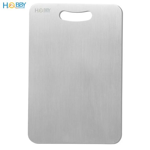 Thớt inox 304 kháng khuẩn dòng đặc ruột Hobby home decor TH 3 size tùy chọn