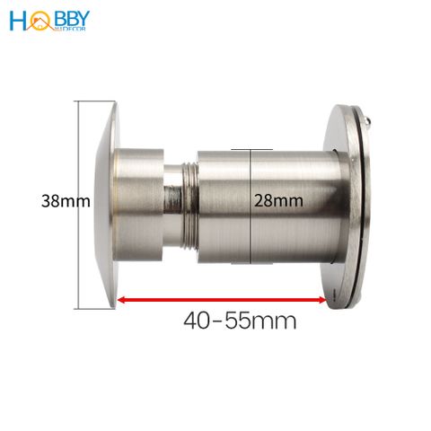 Mắt thần gắn cửa chống trộm góc rộng phi 28 Hobby Home Decor MT2