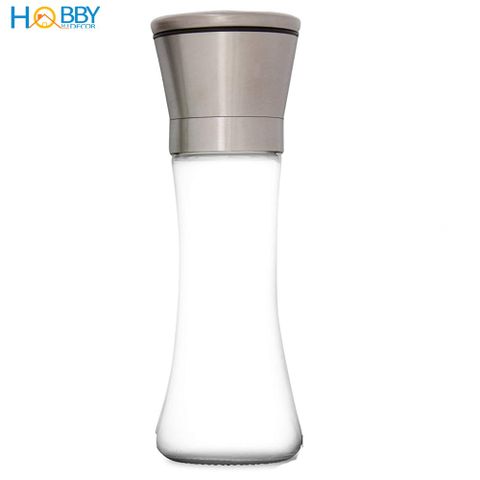 Lọ xay tiêu cầm tay nắp viền inox 304 lọ thủy tinh Hobby home decor XT2