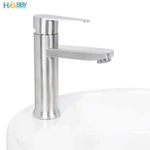 Vòi xả chậu rửa mặt lavabo lạnh Inox 304 Hobby Home Decor LBL5