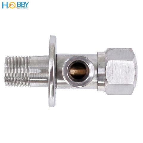 Van chia nước chữ T thành 2 dòng nước Inox 304 Hobby Home Decor DNT1 ren nối 21mm