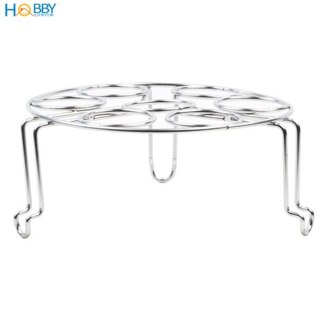 Bộ 2 vỉ rế hấp đựng trứng inox 304 đa năng Hobby home decor VR2T