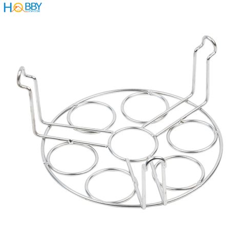 Bộ 2 vỉ rế hấp đựng trứng inox 304 đa năng Hobby home decor VR2T
