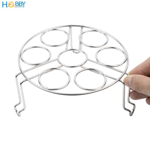 Bộ 2 vỉ rế hấp đựng trứng inox 304 đa năng Hobby home decor VR2T