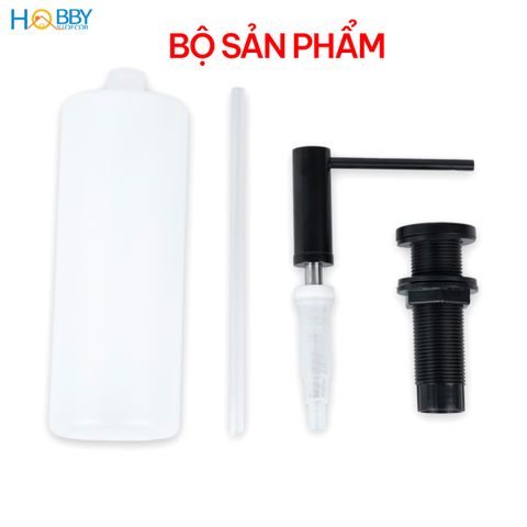 Vòi bơm hút nước rửa chén inox 304 sơn đen Hobby home decor NRC9