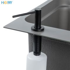 Vòi bơm hút nước rửa chén inox 304 sơn đen Hobby home decor NRC9