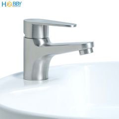 Vòi lavabo lạnh cho chậu rửa mặt inox 304 có dây Hobby Home Decor LBL1