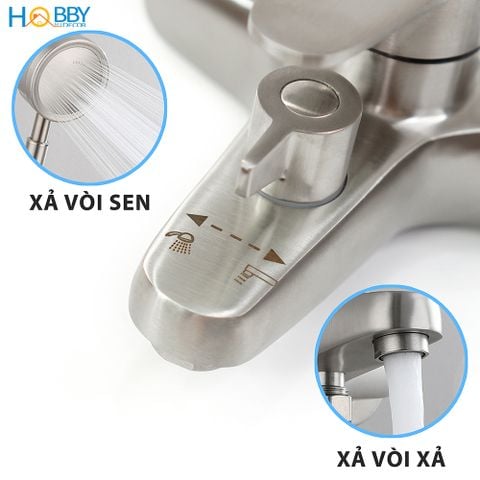 Củ sen gật gù nóng lạnh inox 304 đa năng Hobby Home Decor CSNL2