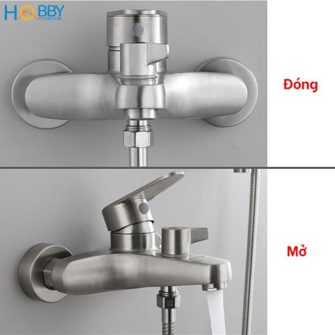 Củ sen gật gù nóng lạnh inox 304 đa năng Hobby Home Decor CSNL2