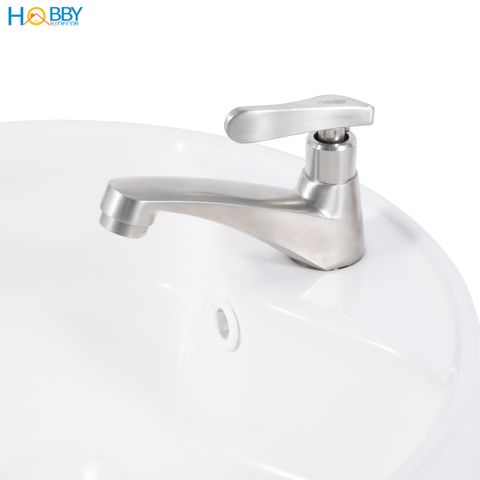Vòi chậu rửa mặt lavabo dòng lạnh inox 304 Hobby home decor LBL6