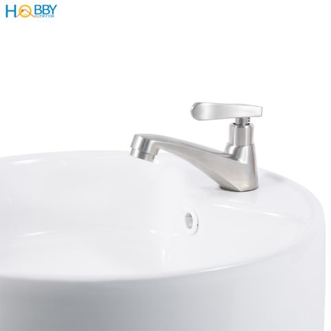 Vòi chậu rửa mặt lavabo dòng lạnh inox 304 Hobby home decor LBL6