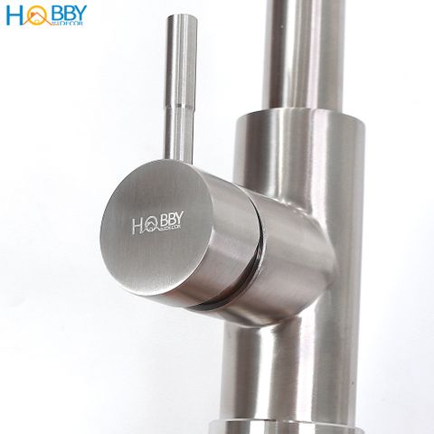 Vòi rửa chén nóng lạnh dây rút 2 chế độ inox 304 Hobby Home Decor VDR4