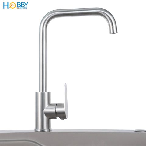 Vòi chậu rửa chén bát nóng lạnh inox 304 cao cấp Hobby home decor CRC1