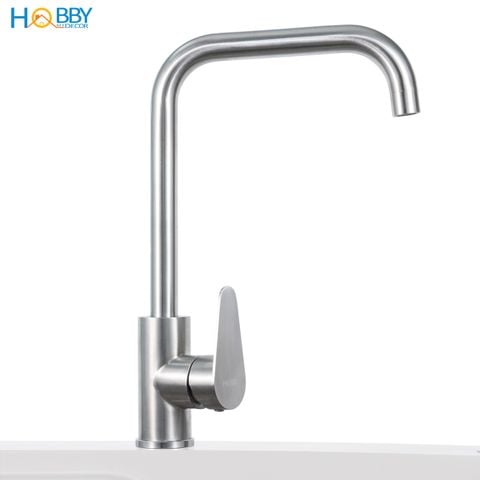 Vòi rửa chén bát nóng lạnh inox 304 Hobby home decor CRC1 có dây cấp