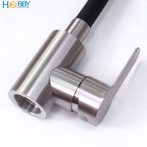 Vòi rửa chén bát nóng lạnh xoay 360 độ inox 304 Hobby home decor VTM1