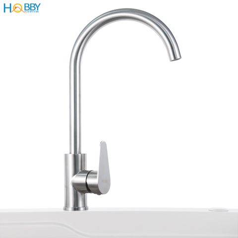 Vòi nước rửa chén bát nóng lạnh inox 304 Hobby Home Decor CRC2