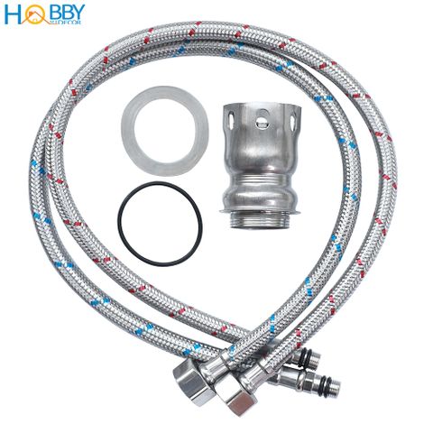 Vòi nước rửa chén nóng lạnh Inox 304 thân đế vuông Hobby Home Decor RCD2