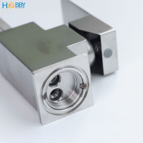 Vòi nước rửa chén nóng lạnh Inox 304 thân đế vuông Hobby Home Decor RCD2
