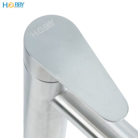 Vòi chậu rửa mặt lavabo lạnh thân cao inox 304 Hobby home decor LBL7