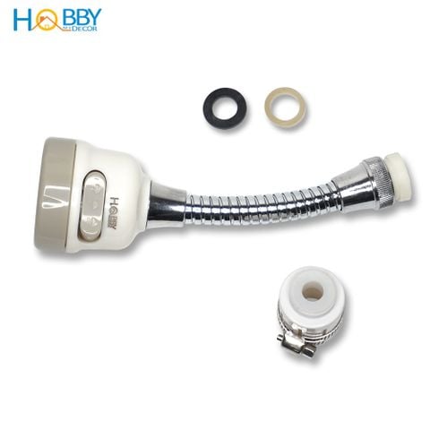 Bộ đầu nối vòi rửa chén tăng áp 3 chế độ Hobby Home Decor VSTADAY có khớp nối