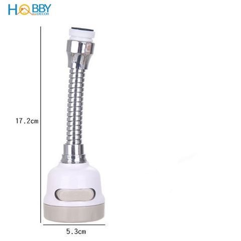 Bộ đầu nối vòi rửa bát tăng áp nối dài thân mềm 3 chế độ phun Hobby Home Decor VSTADAY kèm đầu chuyển ren