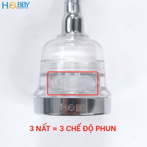 Bộ đầu dây vòi rửa chén tăng áp Hobby Home Decor VSTA4 dây cứng có lọc