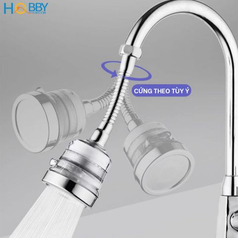 Bộ đầu dây vòi rửa chén tăng áp Hobby Home Decor VSTA4 dây cứng có lọc